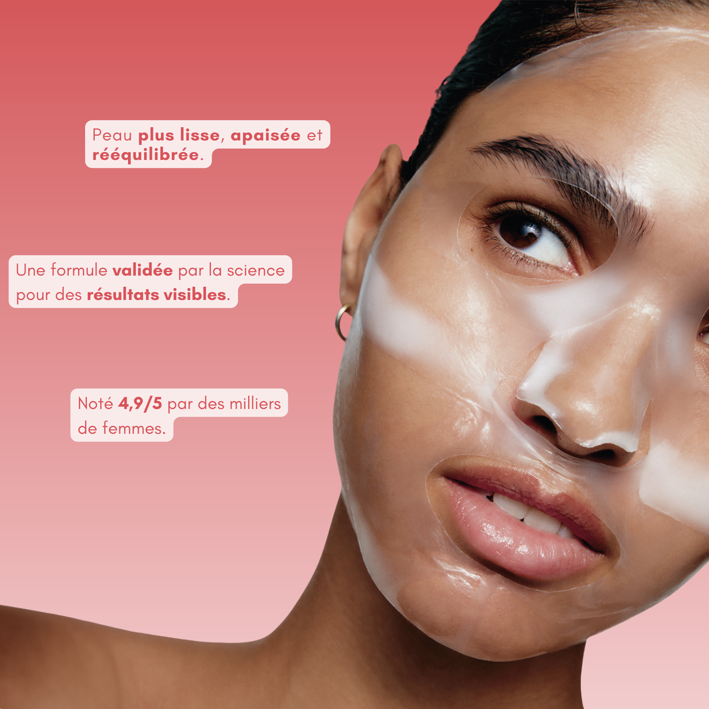 Masque Bio-Collagène Visage Vitalync - Soin Intense K-Beauty