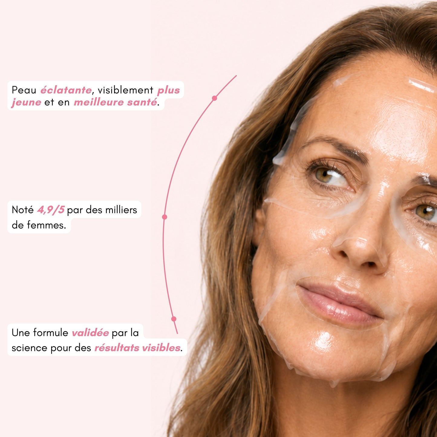 Masque Bio-Collagène Visage Vitalync - Hydratation et Éclat