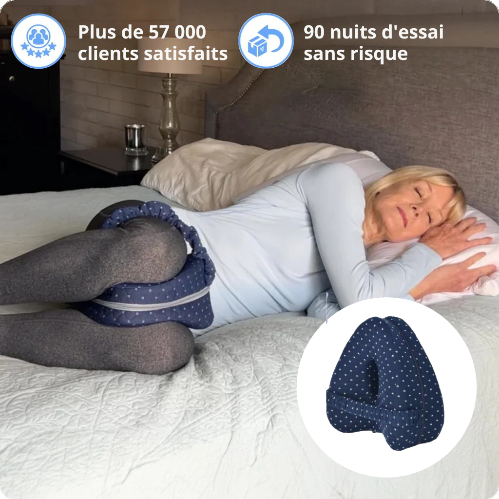 Oreiller d'Alignement Vitalync - Coussin Ergonomique Sommeil sur le Côté