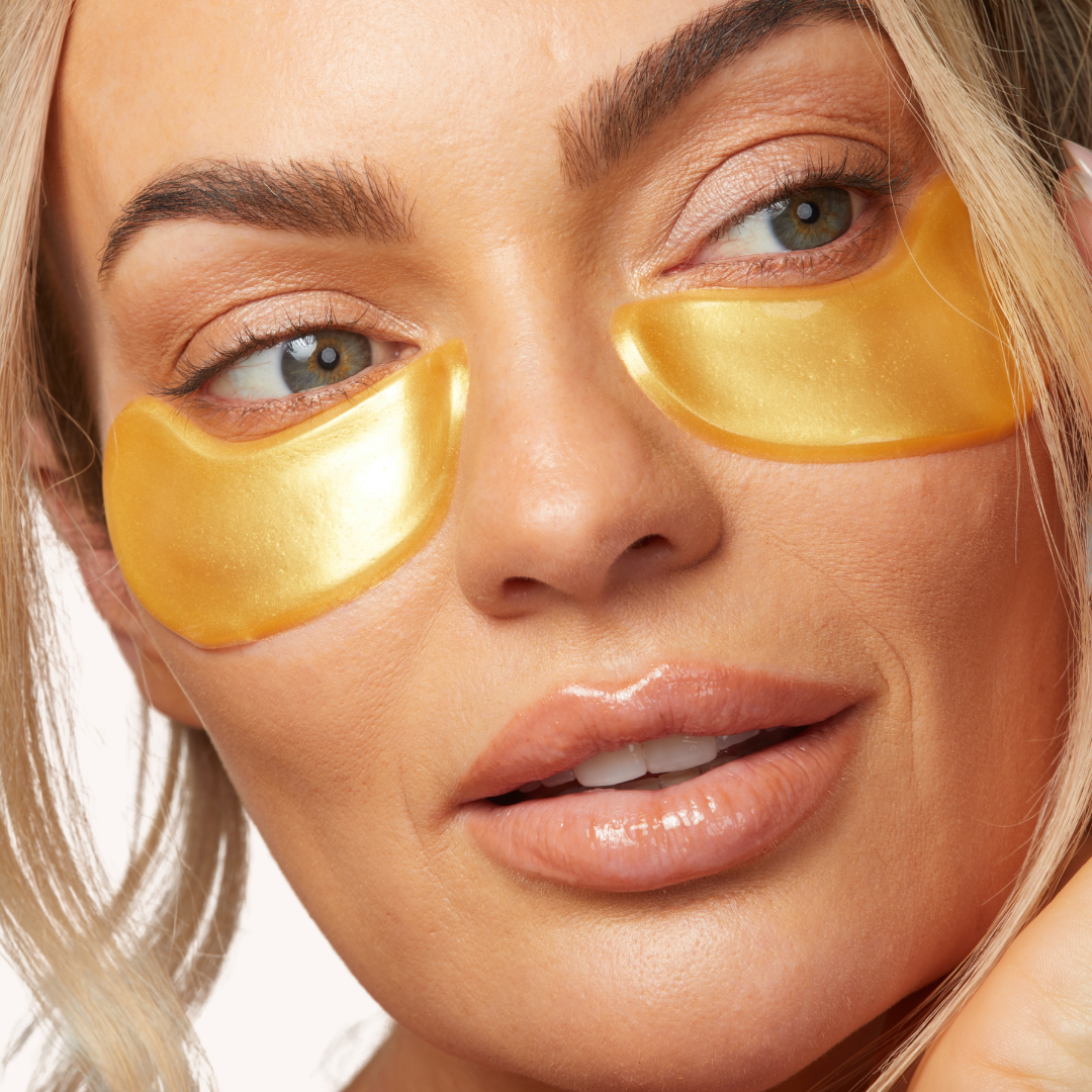 Patchs Yeux Bio-Collagène Or 24K Vitalync - Contour des Yeux Hydratant