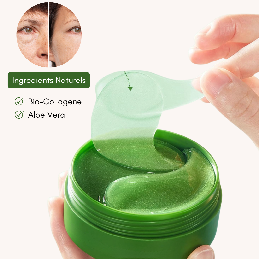 Patchs Yeux Aloe Vera et Collagène Vitalync - 60 Patchs Hydratants