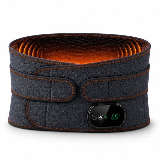Ceinture Lombaire Massante Pro - Chaleur Infrarouge et Compression 3 en 1