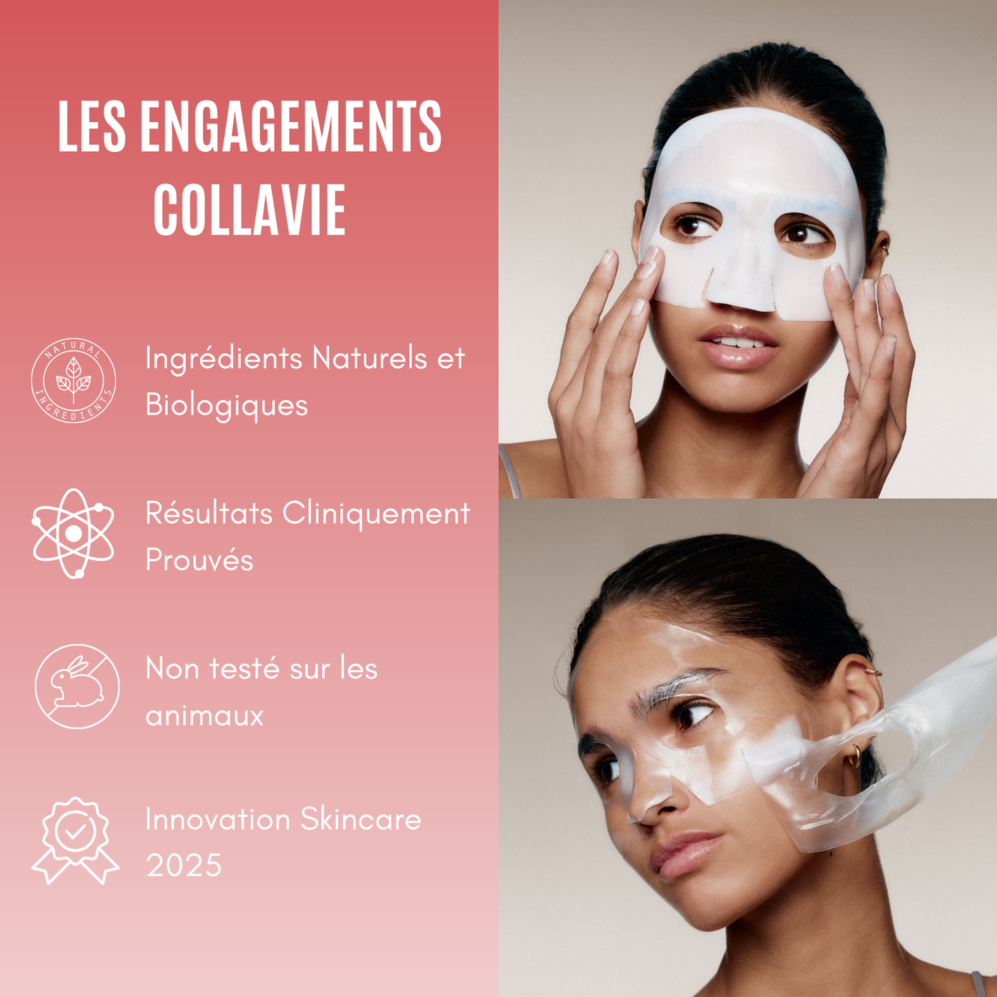 Masque Bio-Collagène Visage Vitalync - Soin Intense K-Beauty