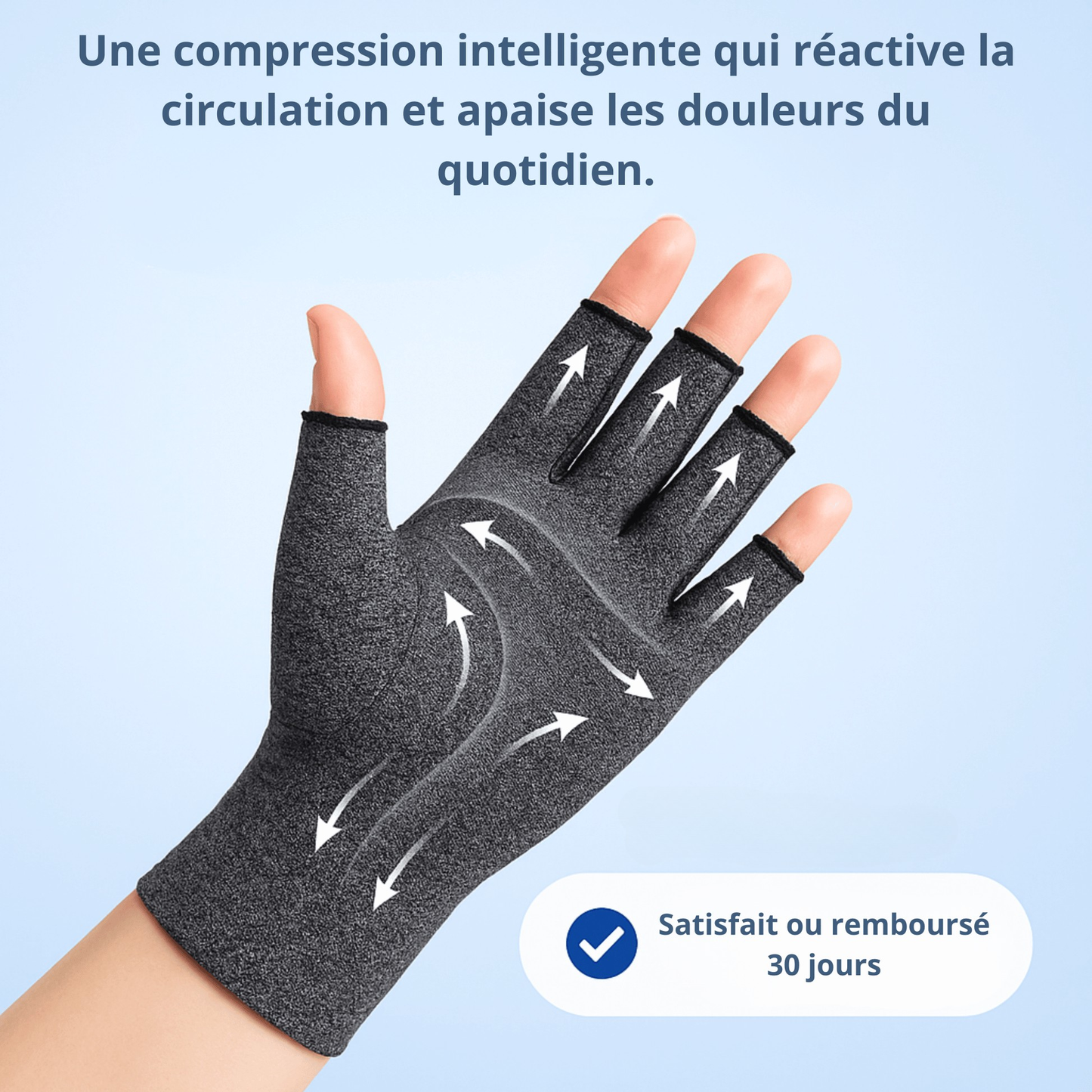 Gants Vitalync Compression Graduée Mains Doigts – Confort et Maintien