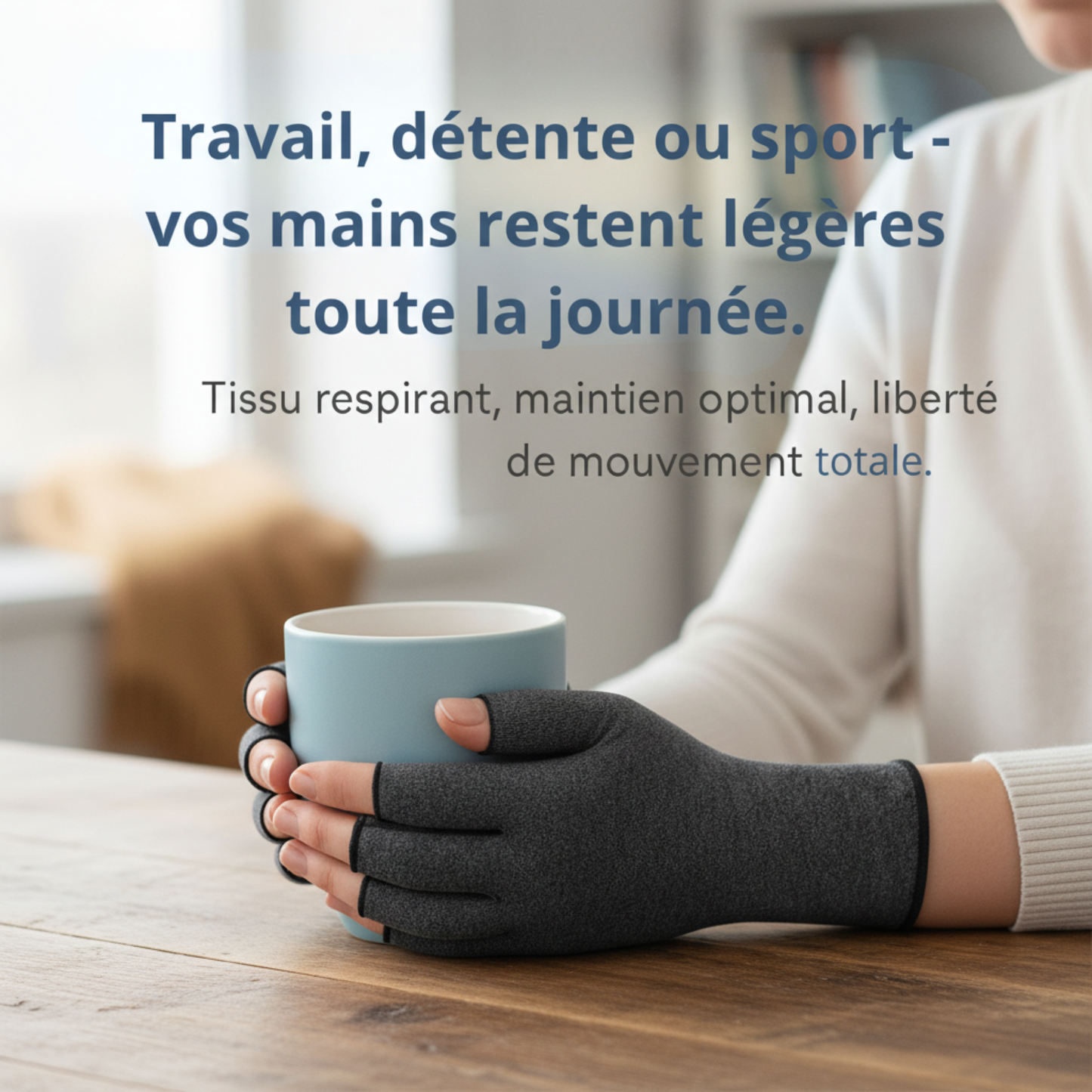 Gants Vitalync Compression Graduée Mains Doigts – Confort et Maintien