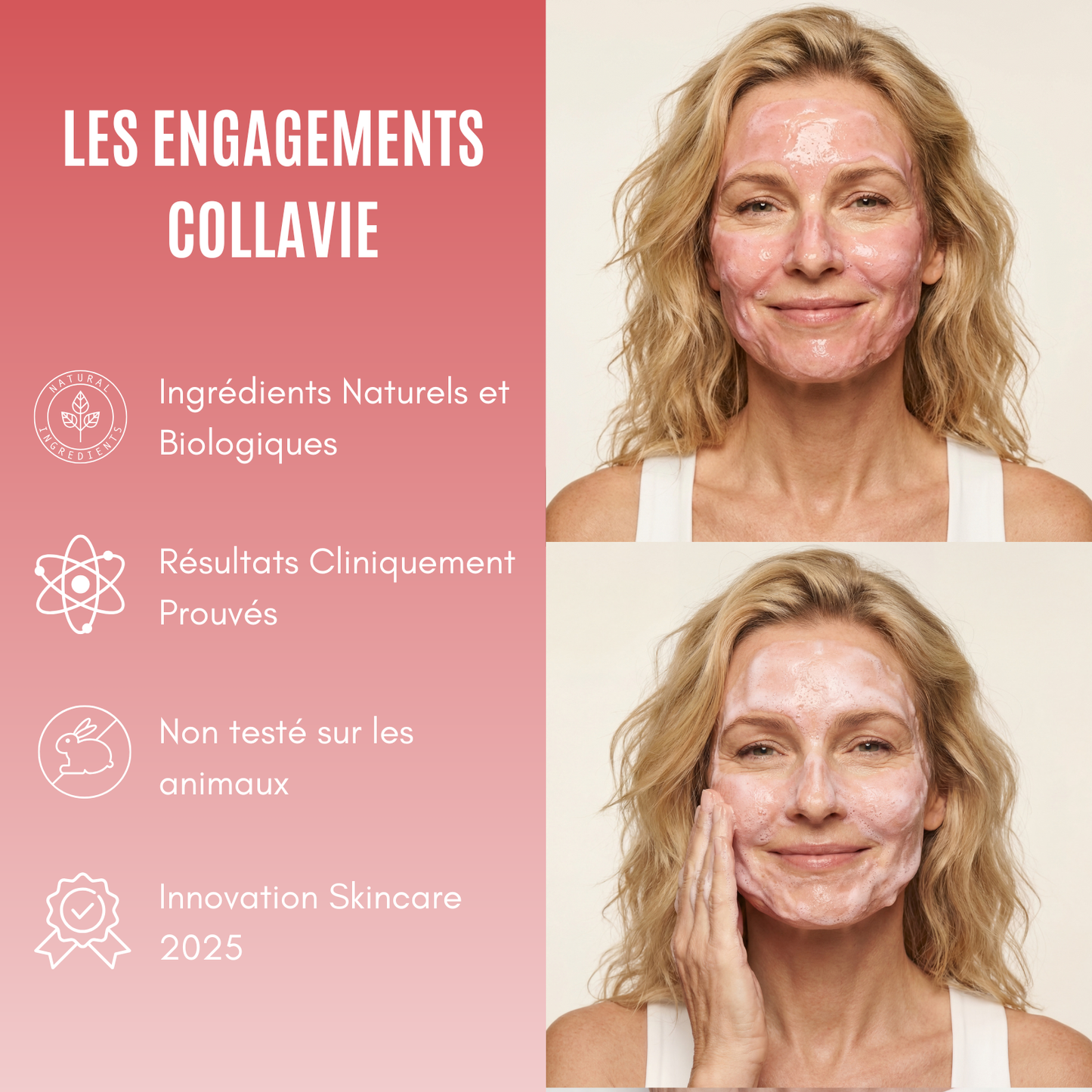 Masque Nettoyant Bio Collagène 2-en-1