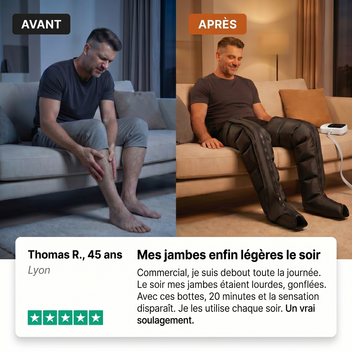 Bottes de Pressothérapie Pro - Récupération et Circulation