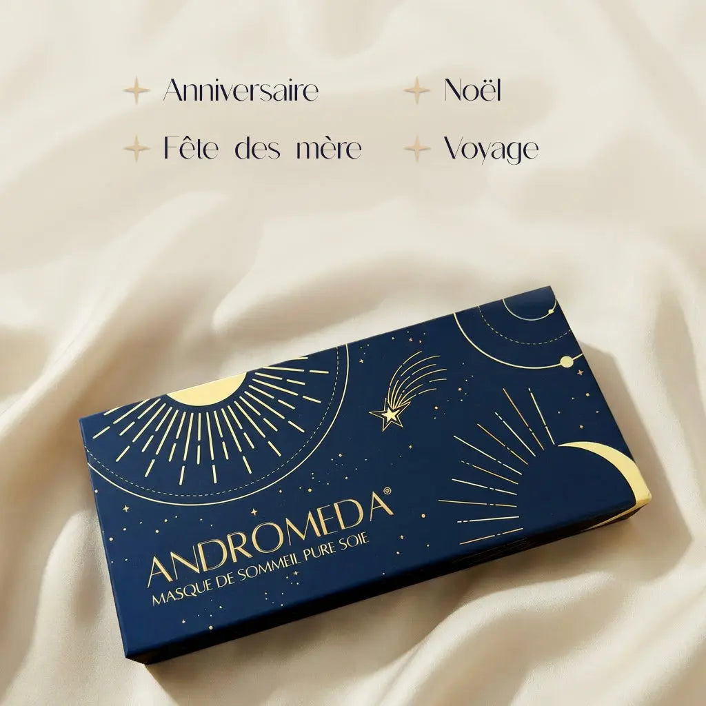 Masque de sommeil en soie - Rituel de sommeil inclus