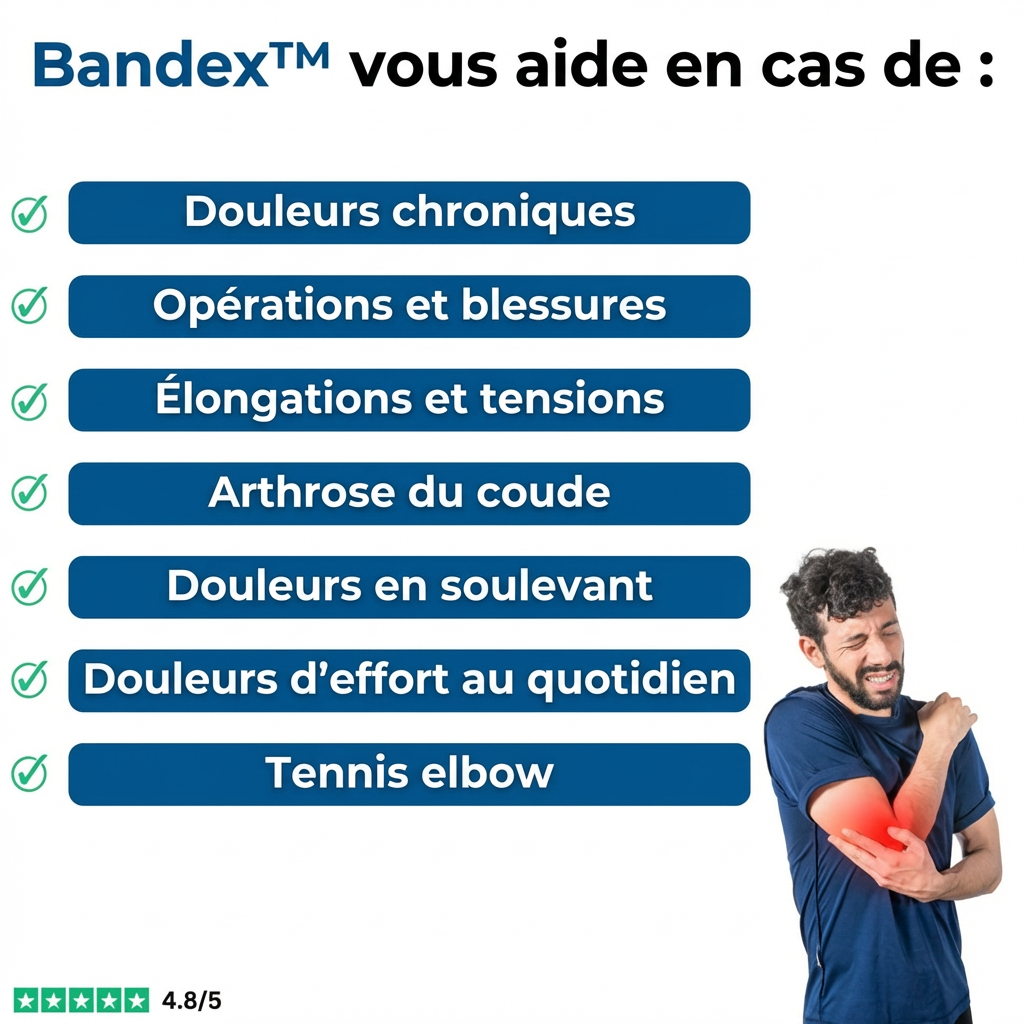 Épicondylière de Compression Vitalync - Soutien Articulaire Coude
