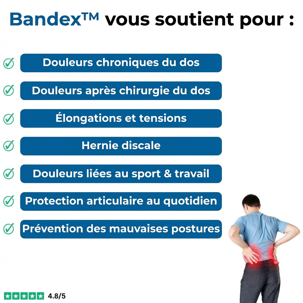 Ceinture Dorsale Vitalync – Maintien du Dos et Confort Postural