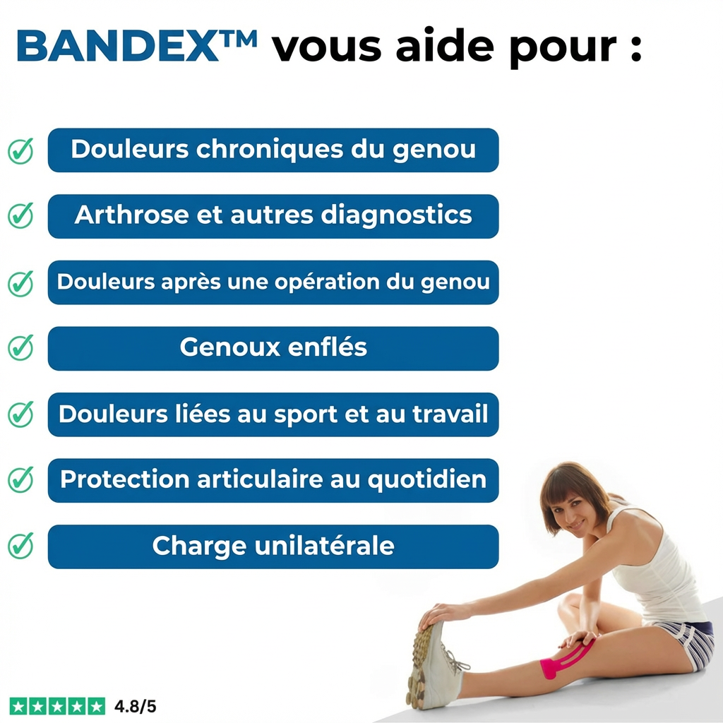Genouillère de Compression Vitalync - Maintien Articulaire Genou