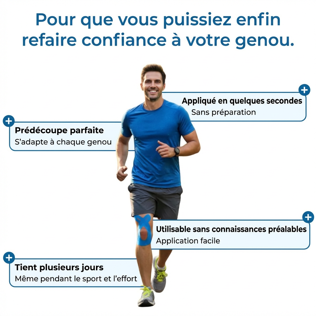 Genouillère de Compression Vitalync - Maintien Articulaire Genou