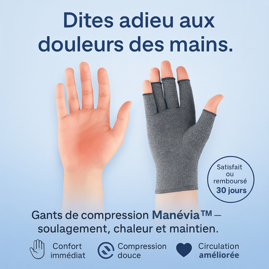 Gants Vitalync Compression Graduée Mains Doigts – Confort et Maintien