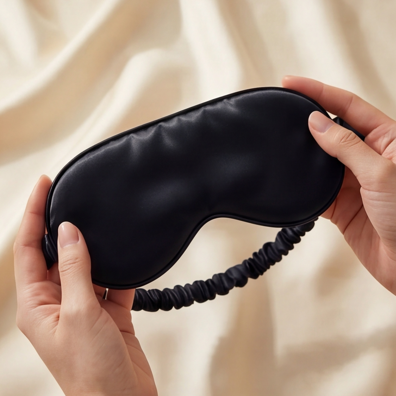 Masque de sommeil en soie - Rituel de sommeil inclus
