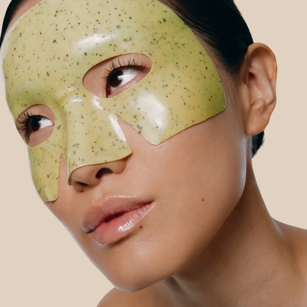 Masque Matcha Bio-Collagène Vitalync - Hydratation et Éclat Naturel