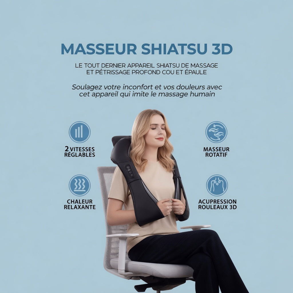 ShiatsuNeck — Massage Profond Nuque et Dos